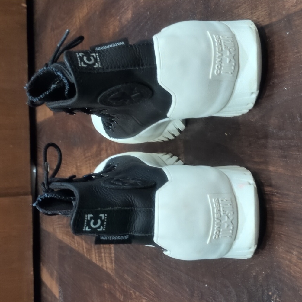 Converse platform high tops women's size 12 - Picture 4 of 6